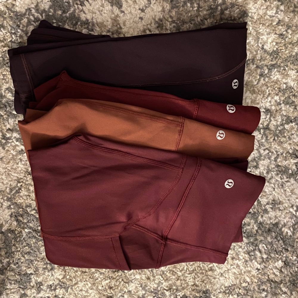 Beautiful fall colored lululemon leggings